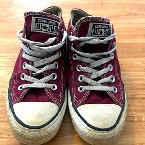Maroon Converse